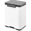 Brabantia Bo Prullenbak - 4 liter - kunststof binnenemmer - wit SW1009825