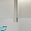 FugaFlow Eccelente Vetro inloopdouche badkamer - 180x200cm - mat glas - plafondarm - geborsteld RVS SW1124451