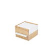 Umbra Stowit opbergbox 15x17x11cm Rubberhout Naturel SW539377