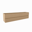 Mondiaz HAY wastafelonderkast - 200x40x50cm - 4 lades - uitsparing links - softclose - Oro SW1016286