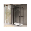 Riho Lucid GD203 Douchecabine XL - 200x120x80cm - zwart SW412085