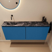 MONDIAZ TURE-DLUX 120cm toiletmeubel Jeans. EDEN wastafel Lava positie links. Zonder kraangat. SW1103905