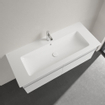 Villeroy & Boch Venticello Wastafel - 120x50cm - 1 kraangat - overloop - ceramic plus - wit 1025111