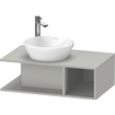 Duravit D-Neo wastafelonderkast 80x26x48cm Betongrijs Mat SW641464