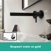 Hansgrohe Finoris afbouwset voor inbouw wastafelmengkraan 1- hendel Mat zwart SW651252