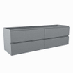 Mondiaz HAY wastafelonderkast - 160x45x50cm - 4 lades - uitsparing midden - softclose - Plata SW1016143
