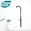 FugaFlow Eccelente Sobrado Badkamer Original Buitendouche - RVS 316 - handdouche - wandmodel - mat zwart SW1123677