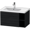 Duravit D-Neo wastafel 80x48x17cm 1 kraangat rechthoek Keramiek Wit SW640624