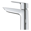 GROHE Bauedge waterbesparende wastafelkraan M-Size met trekwaste chroom SW536475