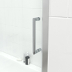 FugaFlow ID06 Quick Fit Badwand - 2 delige schuifdeur - 170x150cm - 6mm veiligheidsglas - anti kalk - chroom SW999909