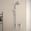 Ideal Standard Idealrain douchesysteem v opbouwkraan met handdouche hoofddouche en glijstang chroom 0180735