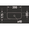 Duravit D-code reservoir 390x375x175mm dual flush met binnenwerk wit 0315246