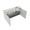 MONDIAZ TURE-DLUX 100cm toiletmeubel Greey. EDEN wastafel Glace positie rechts. Zonder kraangat. SW1103292
