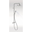 Duravit Shower Systems Douchesysteem - thermostatisch - HOH=15cm - hoofddouche Ø25.2cm - handdouche rond - glans chroom SW962518