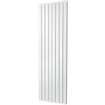 Plieger Cavallino Retto designradiator verticaal dubbel middenaansluiting 1800x602mm 1549W mat wit 7253046