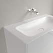 Villeroy & Boch Finion meubelwastafel 100x50 zonder kraangat zonder overloop stonewhite Ceramic+ stone white SW209389