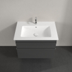 Villeroy & Boch Venticello wastafelonderkast 75.3x59cm 2x lade glossy grey GA52688