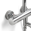 Xellanz Caral eco thermostatische badmengkraan met regendoucheset opbouw chroom SW95639