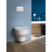 Duravit DuraStyle Basic WC-zitting 36.9x43.3x4.2cm compact met softclose met quickrelease Kunststof wit SW472394