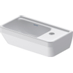 Duravit D-Neo Fonteinbak met wondergliss 40x22x14cm 1 kraangat rechthoek Keramiek Wit SW640443