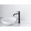 Fortifura Calvi Slim Wastafelkraan - 32cm - verhoogd - opbouw - mat zwart SW377836