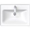 Duravit D-Neo wastafel 65x48x16.5cm 1 kraangat rechthoek Keramiek Wit SW640403