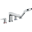 Hansgrohe Talis e afdekset 4 gats badrandcombinatie chroom SW31954