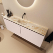 MONDIAZ TURE-DLUX 120cm toiletmeubel Rosee. EDEN wastafel Frappe positie midden. Zonder kraangat. SW1102969