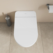 Duravit SensoWash D-Neo douchewc compact rimless diepspoel 37.8x57.7cm met closetzitting wit SW962033