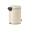 Brabantia NewIcon Pedaalemmer - 5 liter - kunststof binnenemmer - soft beige SW767527
