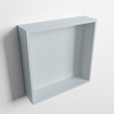 Mondiaz Easy nis 29.5x29.5x8cm - inbouw/opbouw - 1 open vak - Solid surface - Clay SW643612