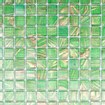 The Mosaic Factory Amsterdam mozaïektegel 2x2x0.4cm voor wand en vloer voor binnen en buiten vierkant Glas Groen SW62149