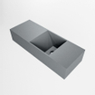 Mondiaz TYNE Fontein - 60x23x12cm - wasbak Rechts - zonder kraangaten - solid surface - Plata SW1026125
