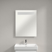 Villeroy & Boch More To See spiegel met geïntegreerde LED verlichting horizontaal 3 voudig dimbaar 60x75x4.7cm 1024965