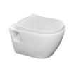 Sanicare Rondo Slim toiletzitting keramiek wit SW419775