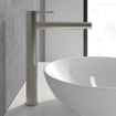 Villeroy & Boch Loop & Friends Eengreeps wastafelkraan verhoogd - Matt Brushed Nickel (RVS) SW974160