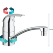 GROHE Euroeco Keukenkraan - laag - chroom SW28569