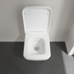 Villeroy & Boch Venticello closetzitting met deksel met softclose en quick release RVS/stone white SW209654