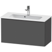 Duravit D-Neo wastafelonderkast 81x44x37.2cm 1 lade Grafiet Mat SW640831