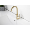 Fortifura Calvi hoge wastafelmengkraan met draaibare uitloop Geborsteld Messing PVD (Goud) OUTLETSTORE STORE34216