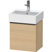 Duravit D-Neo wastafelonderkast 43.4x44x32.2cm Linksdraaiend 1 deur Natuur eiken Mat SW640742