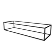 INK Ferro wastafel - frame 140x45x27cm - staal zwart mat SW207380