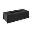 Zack Puro tissuedoos rechthoek zwart RVS SW538595