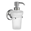 Smedbo Villa Zeepdispenser - 250ml - wandmontage - chroom/mat glas SW15538