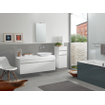 Villeroy & Boch Squaro Edge 12 bad quaryl rechthoekig 180x80x45cm incl. poten en afvoer /overloopcombinatie wit 0942247