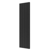 Plieger Cavallino Retto designradiator verticaal dubbel middenaansluiting 1800x450mm 1162W zwart grafiet (black graphite) 7253042