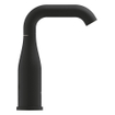 Grohe Essence New 1-gats wastafelkraan m-size m. gladde body voorsprong 11.4cm phantom black SW901443
