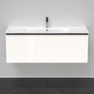 Duravit D-Neo wastafelonderkast 121x44x46.2cm 1 lade wit Hoogglans SW640788