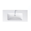 Duravit ME by Starck meubelwastafel 103x49cm met 1 kraangat met overloop met wondergliss wit 0300959