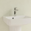 Villeroy & Boch O.novo fontein 45x37cm m.1 kraangat met overloop wit SW448466